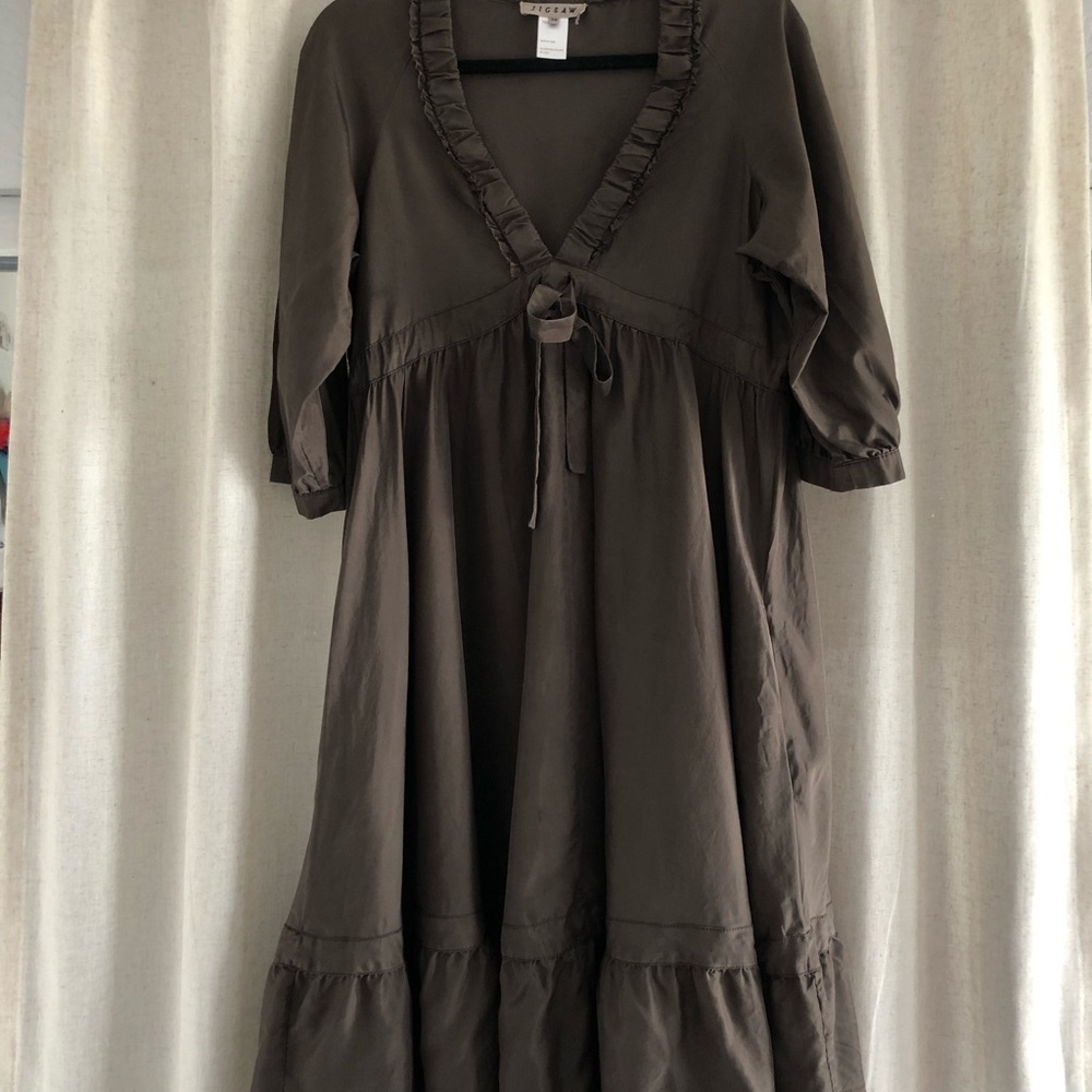 Jigsaw Silk Midi Dress